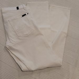 7 for all mankind white Slimmy jeans unworn